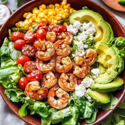Honey Lime Shrimp Salad