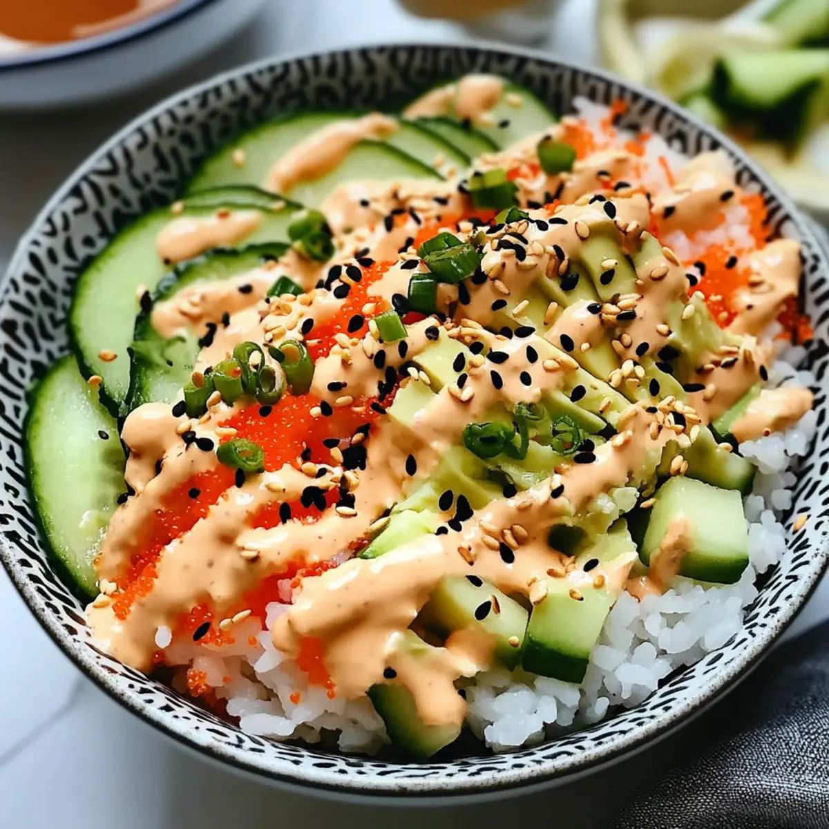 California Roll Sushi Bowls