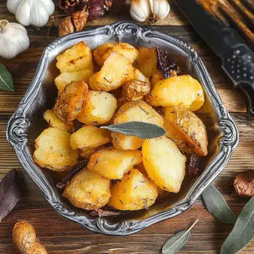 Garlic and Sage Roast Potatoes