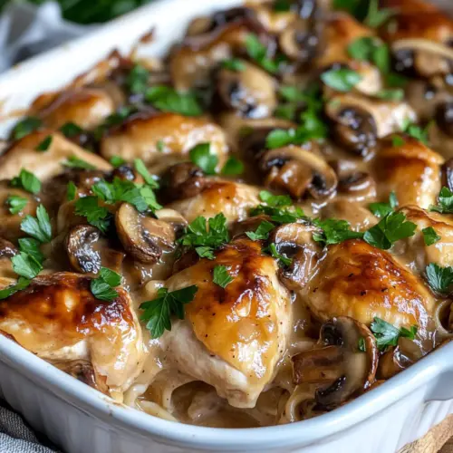 Chicken Marsala Casserole