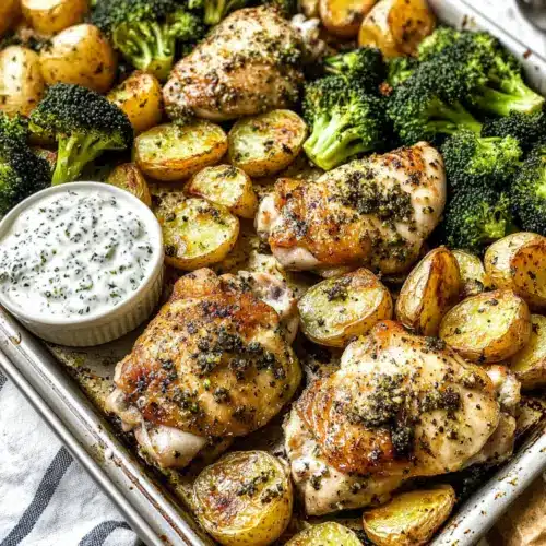 Lemon Garlic Chicken Thighs