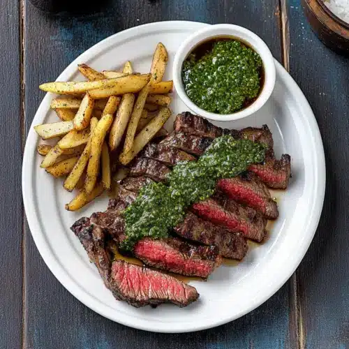 Steak with Chimichurri Sauce
