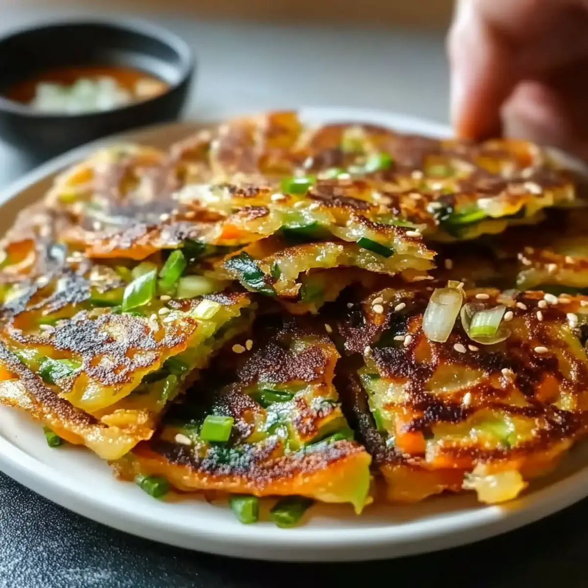 Korean Pancakes (Pajeon)