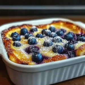 Blueberry Buttermilk Pancake Casserole