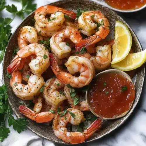 Oven-Roasted Shrimp Cocktail with Old Bay