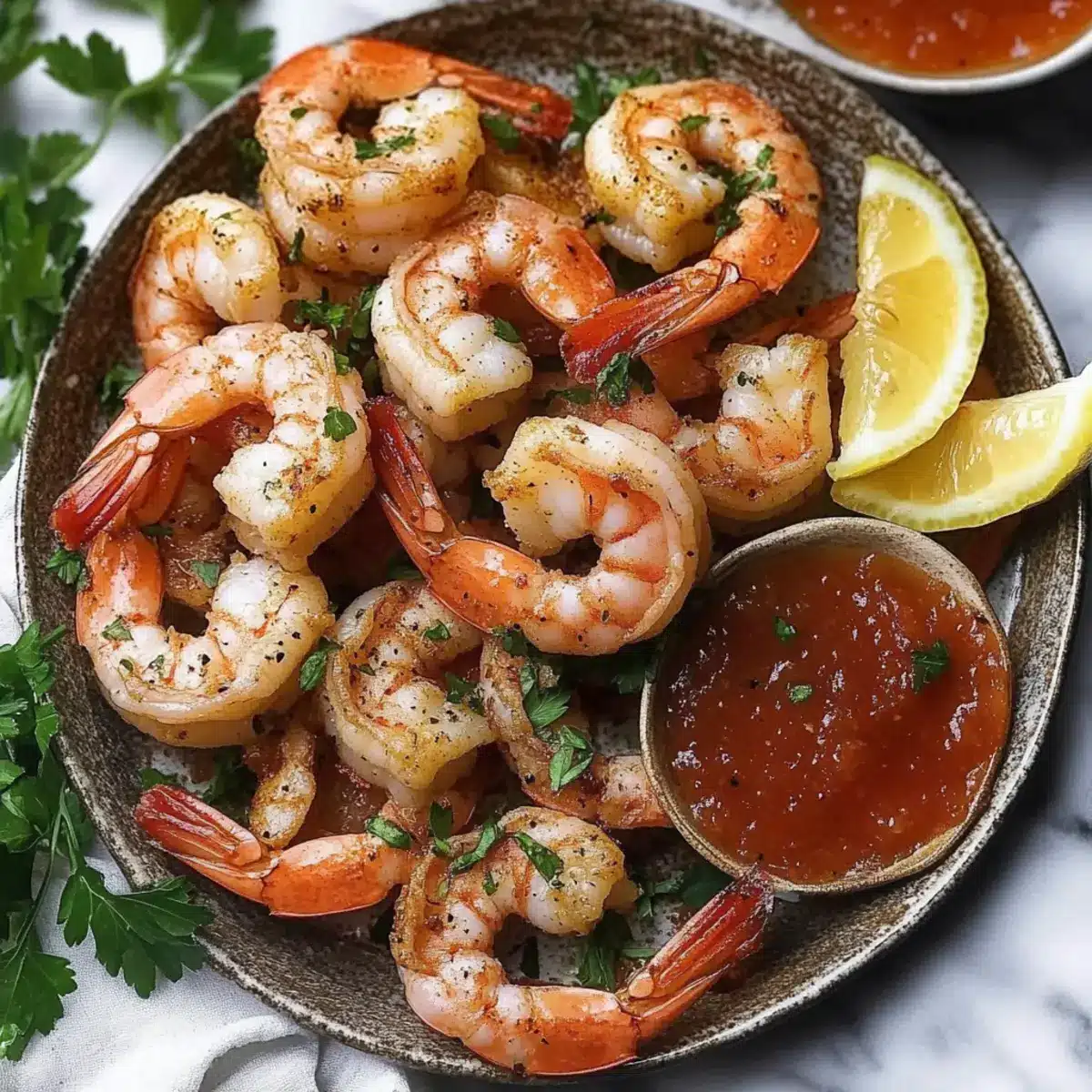Oven-Roasted Shrimp Cocktail with Old Bay