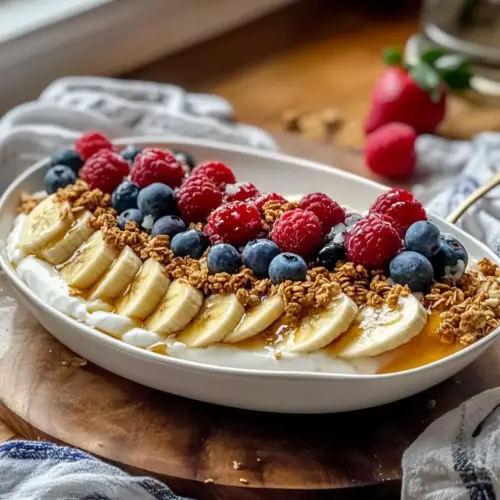 breakfast banana split