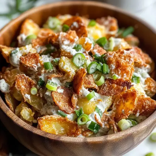 Crispy Smashed Potato Salad
