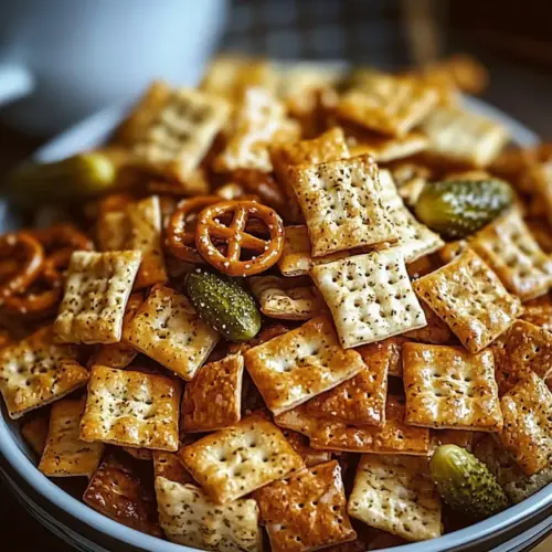 Dill Pickle Chex Mix