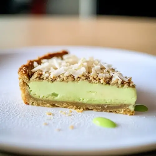Coconut Pandan Tart