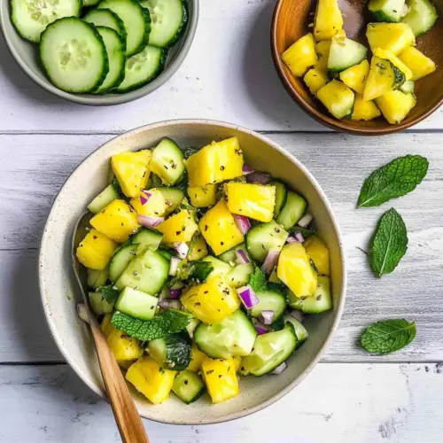 Pineapple Cucumber Salad