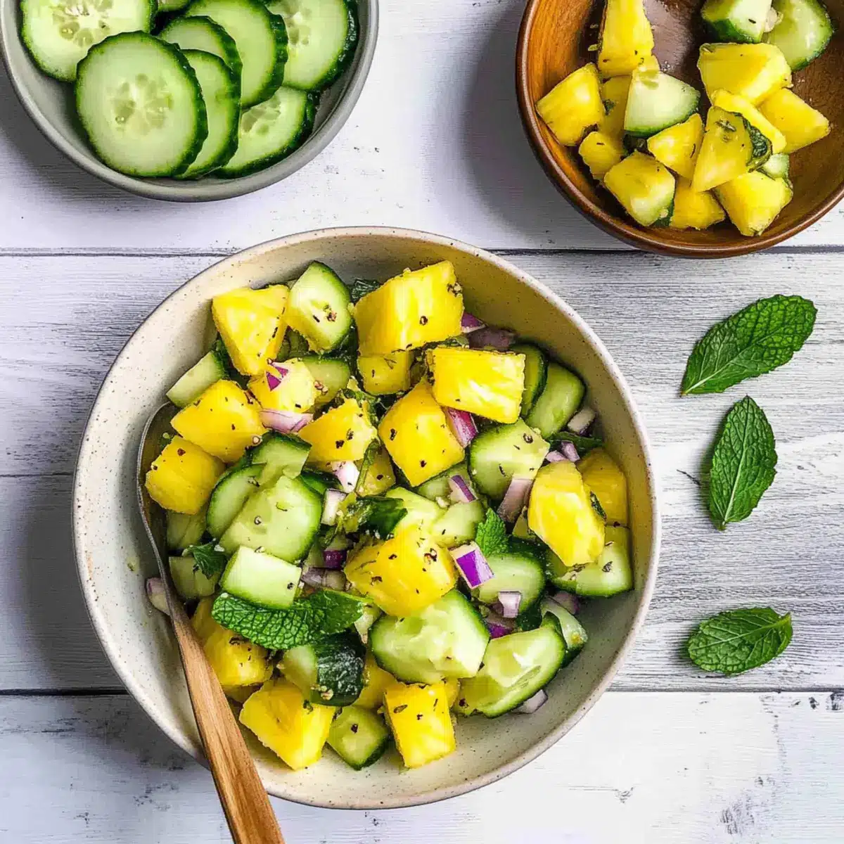 Pineapple Cucumber Salad