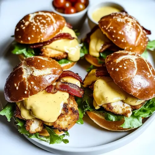 Honey Mustard BLT Chicken Sliders Recipe
