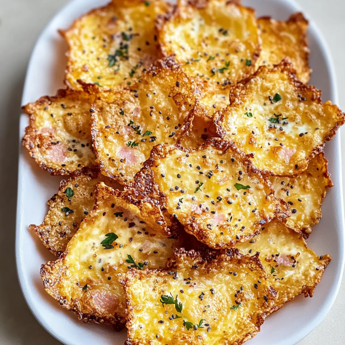 Crispy Low-Carb Cottage Cheese Chips
