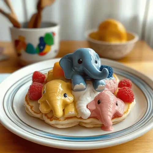 Dumbo Flying Elephant Pancakes