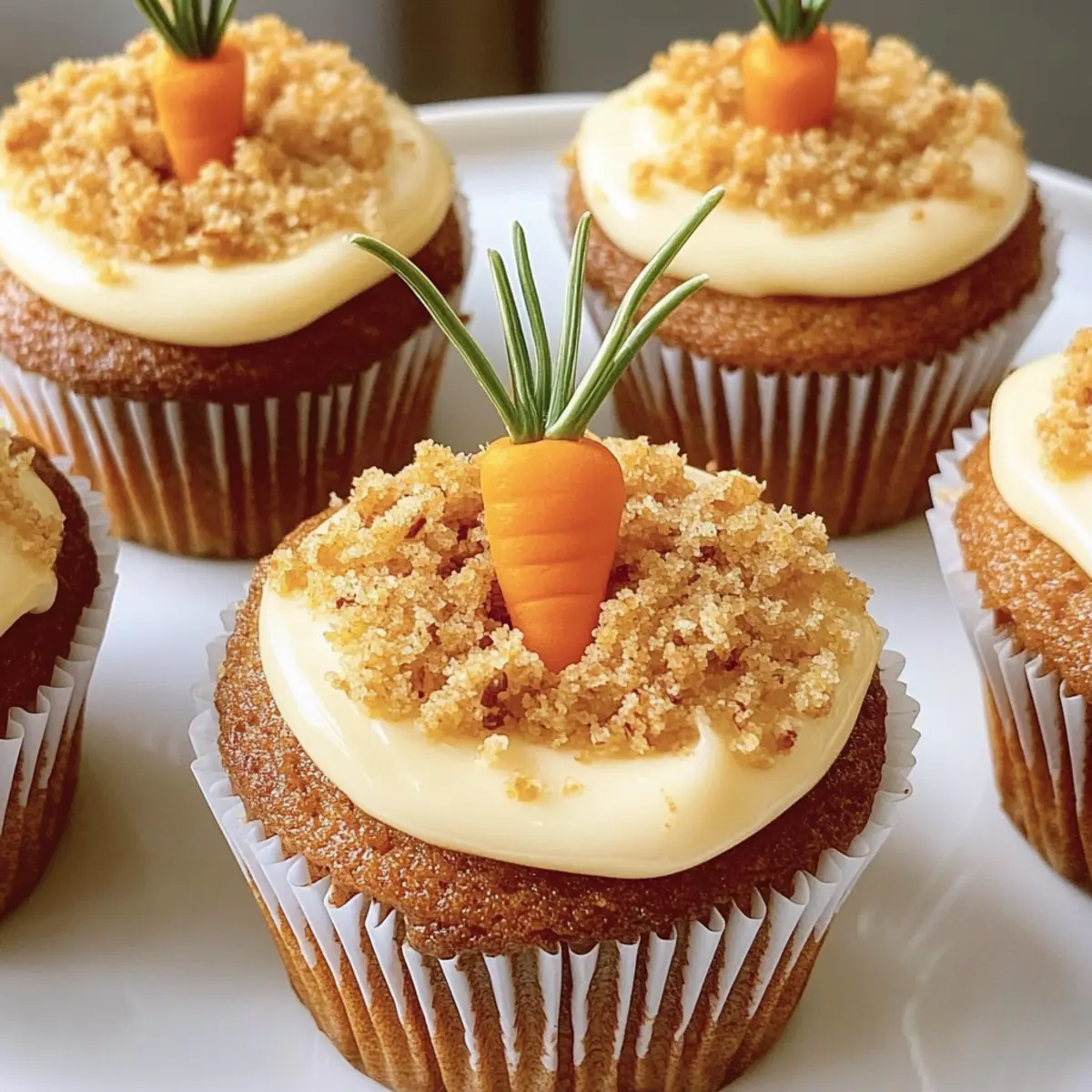 Moist Carrot Cake Cupcakes