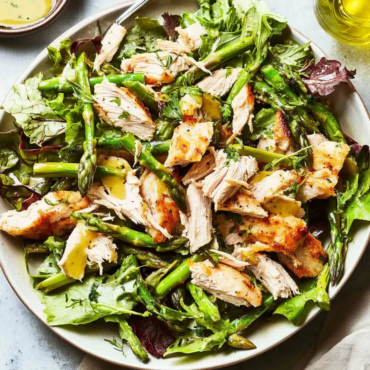Spring Chicken Panzanella Salad