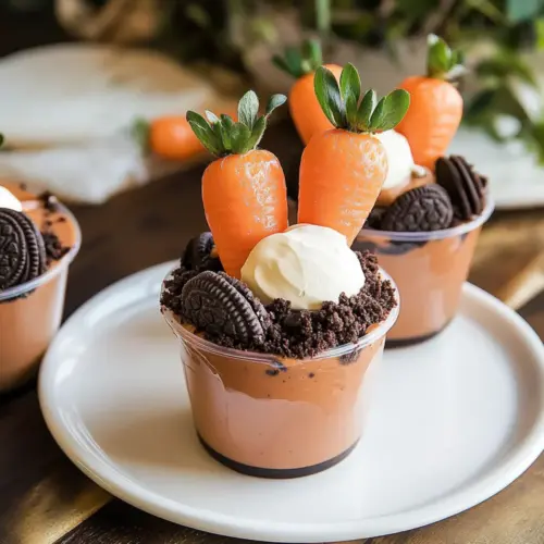 Carrot Patch Dirt Cups