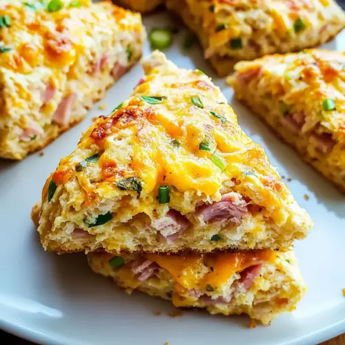 Ham and Cheese Scones