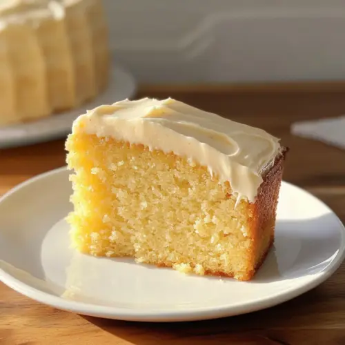 Layered Cornbread Cake with Whipped Honey Butter Frosting
