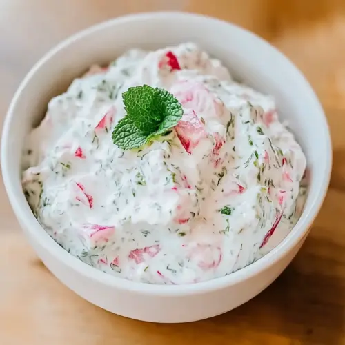 Healthy Radish Tzatziki Dip